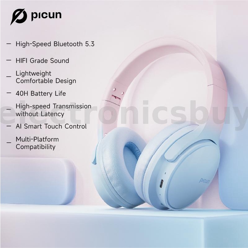 Tai Nghe bluetooth V5.3 Pin Dài 40h Cảm Ứng Thông Minh HD