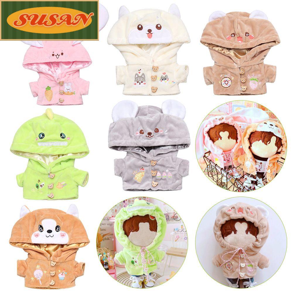SUSANS Áo Khoác Họa Tiết Hoạt Hình Khủng Long / Thỏ / Gấu 20cm Cho Búp Bê