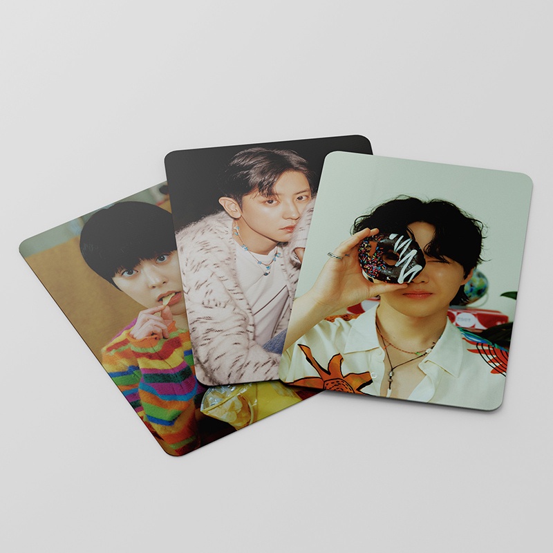 EXO Card Set 55 Tấm Thẻ Ảnh EXIST Kpop Lomo Card Hình Nhóm Nhạc