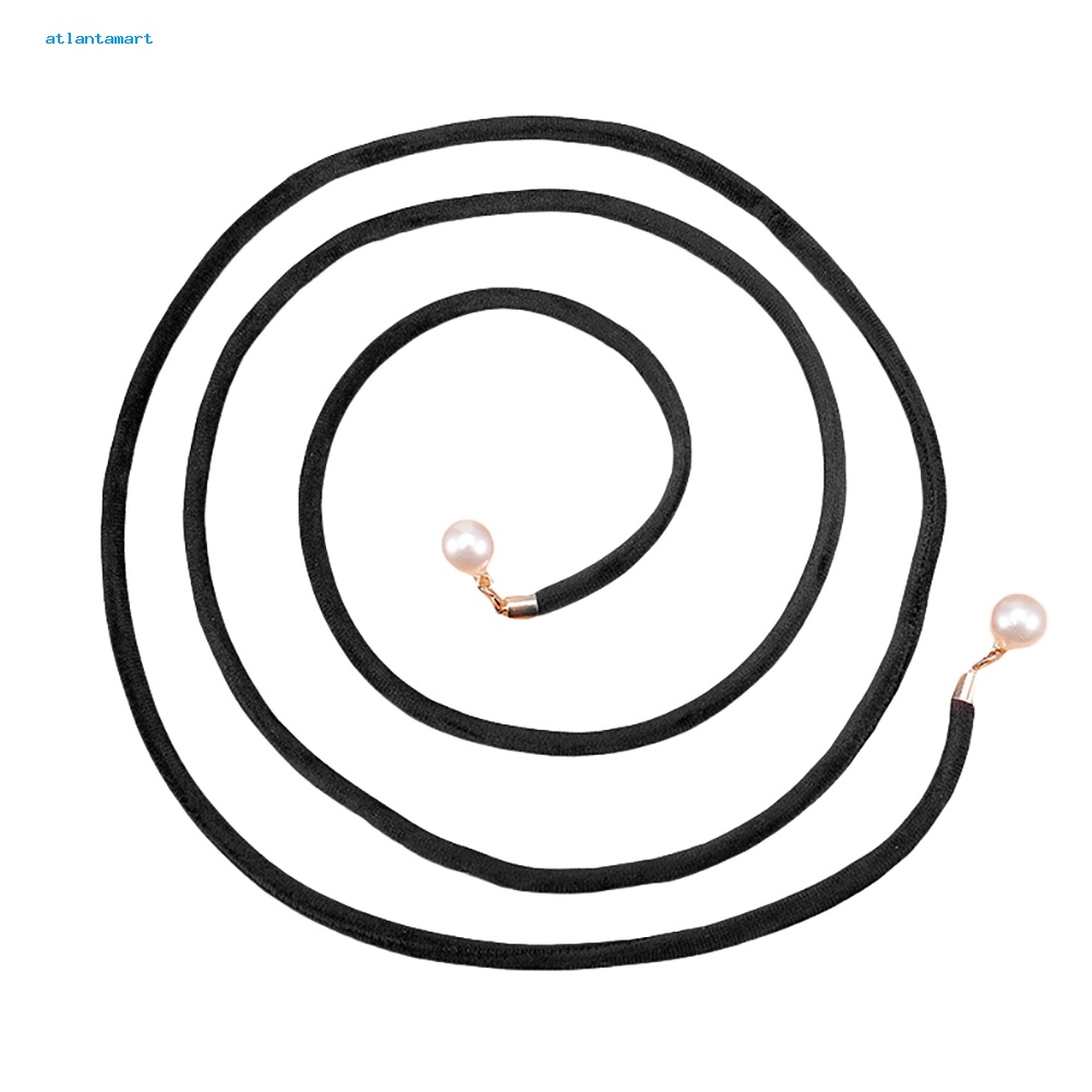 Túi Đựng Đồ Dùng Cao Cấp Tiện Dụng| Thắt Lưng Nữ Đính Ngọc Trai Giả Màu Trơn Thời Trang