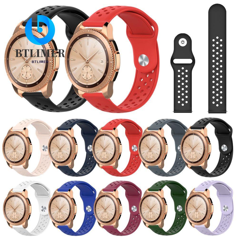 BTLIMER Dây Đeo Mềm Kiểu Dáng Thể Thao Cho Đồng Hồ Thông Minh Samsung Galaxy Watch 42mm