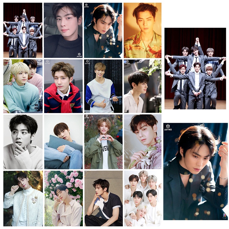 ASTRO Set 55 Tấm Ảnh lomo card astro lomo card cha eun woo Nhóm
