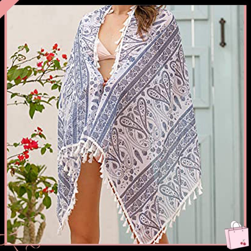 {Soltweter} Bikini Che Phủ Toàn Diện Phối Tua Rua Họa Tiết Da Báo Cổ Điển Cho Kỳ Nghỉ