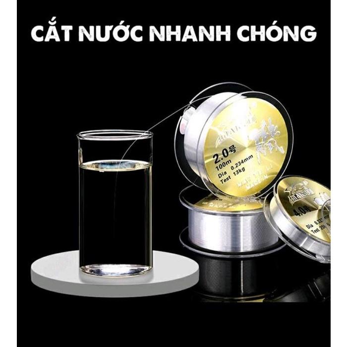 Cước Câu Cá hôp sắt 100m