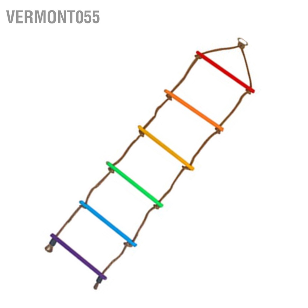 Vermont055 Trẻ Em Leo Dây Thang Lực Kéo Mạnh Nhiều Lớp Dệt Mềm Màu Sắc Nhà Núi Huấn Luyện Phụ Kiện Cho Gia Đình