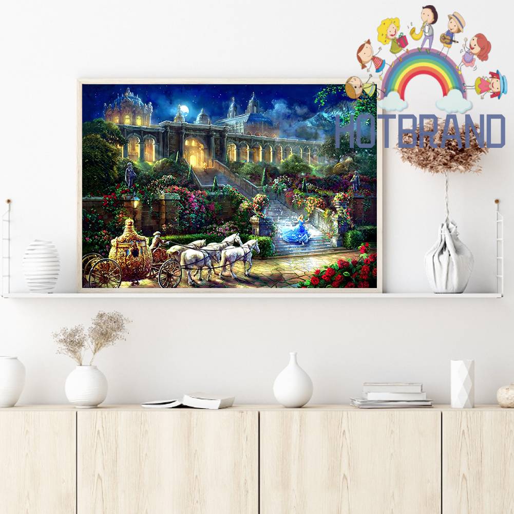 Toàn Bộ Bộ Tranh Thêu Chữ Thập 11CT Hình Lọ Lem