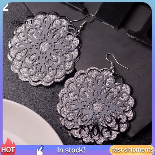 Khuyên Tai Nữ Hình Tròn Thời Trang Cổ Điển