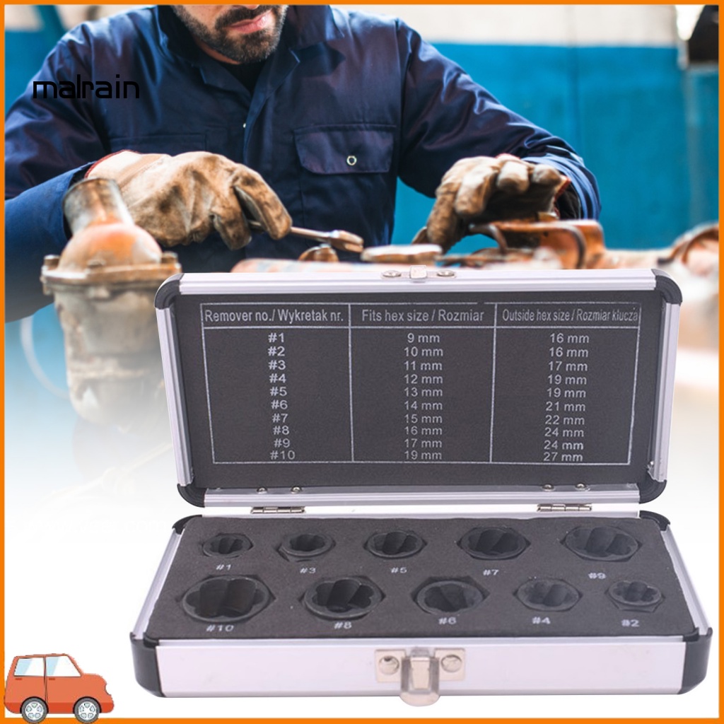 Bộ 10 Ốc Vít Phụ Tùng Cho Xe Ô Tô