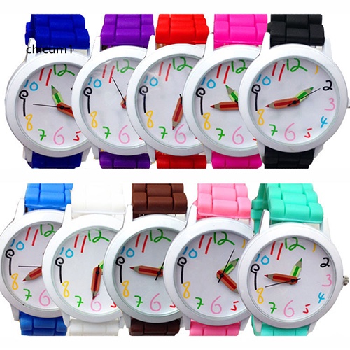 Đồng Hồ Đeo Tay Dây Silicone Thời Trang Unisex