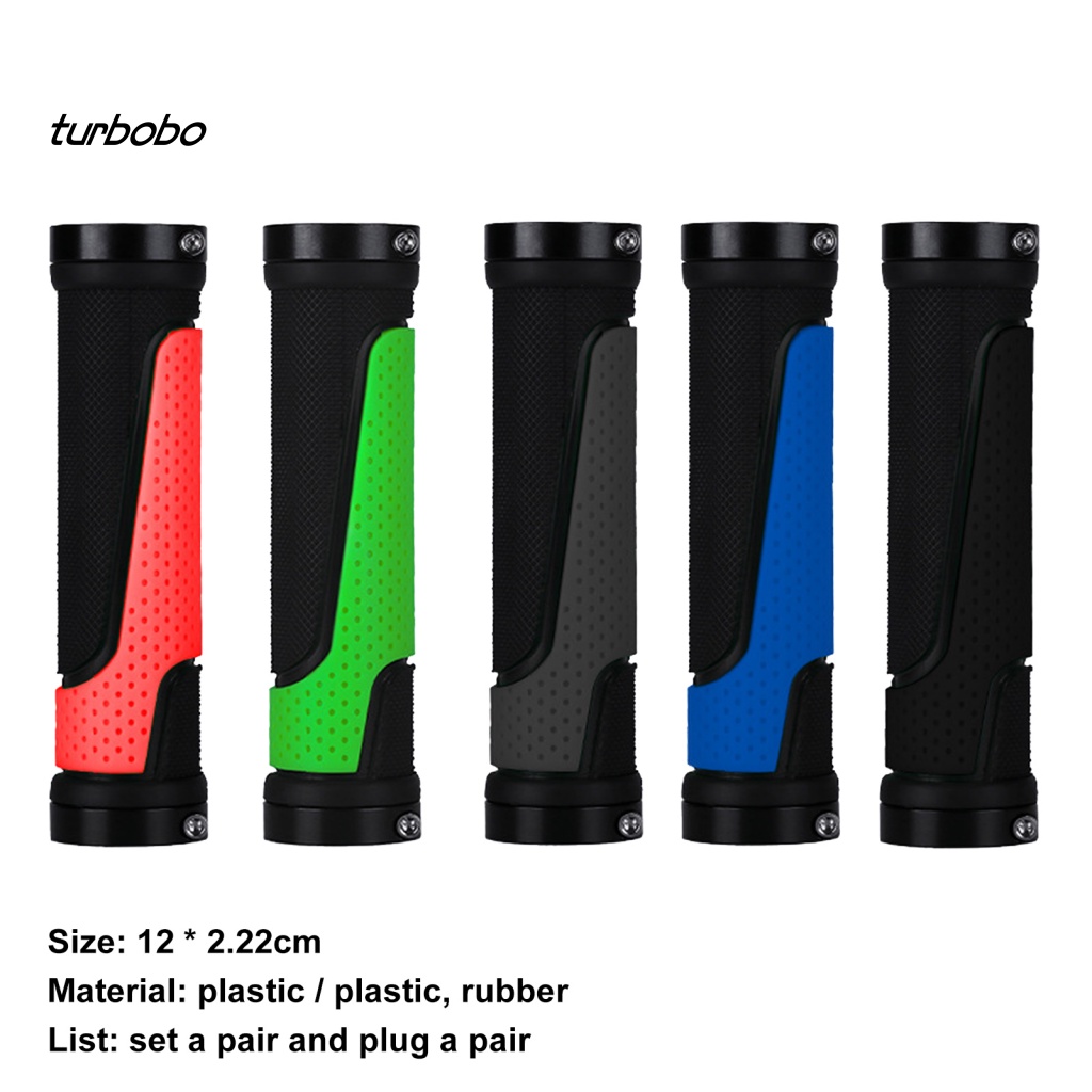 Set 2 Vỏ Bọc Tay Lái Xe Đạp Leo Núi Chống Trượt Trọng Lượng Nhẹ Dễ Lắp Đặt