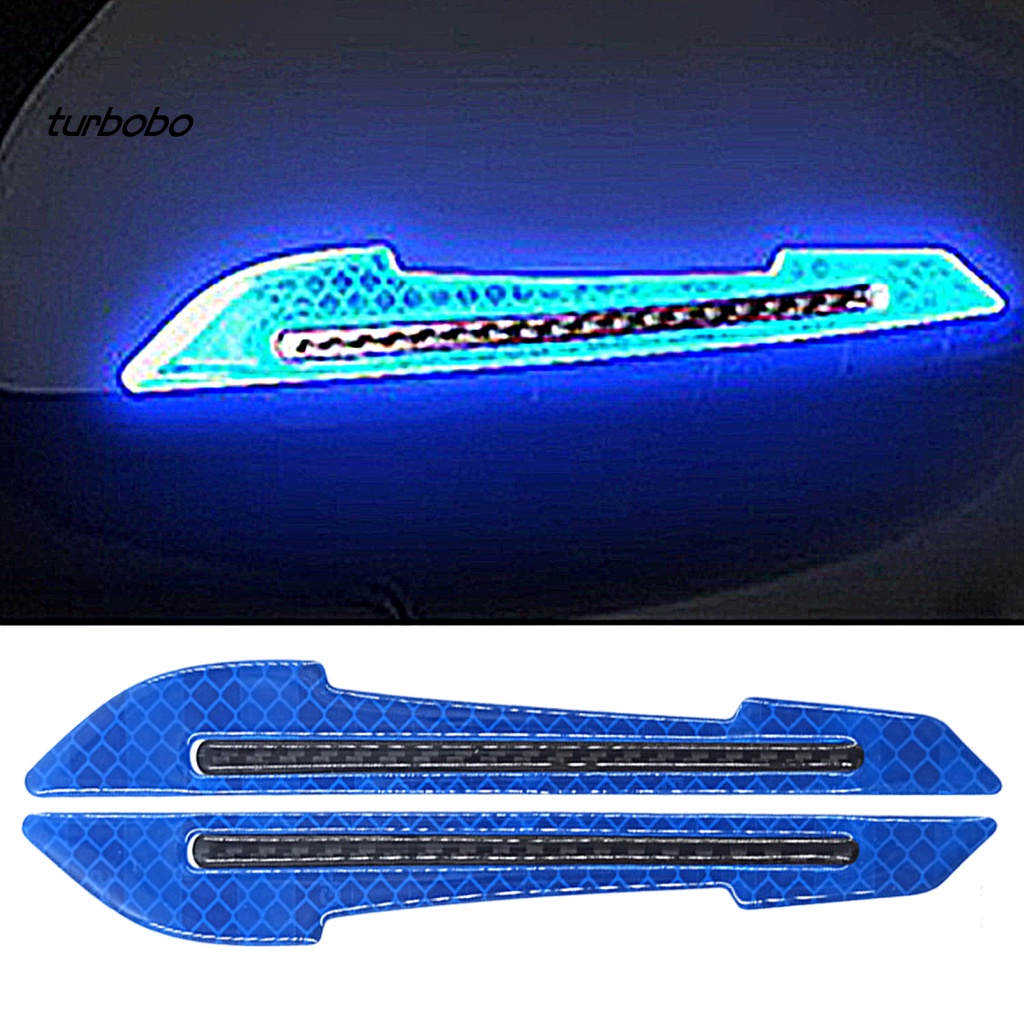 1 Cặp Miếng Dán Phản Quang Cảnh Báo Chống Mài Mòn Cho Xe Hơi