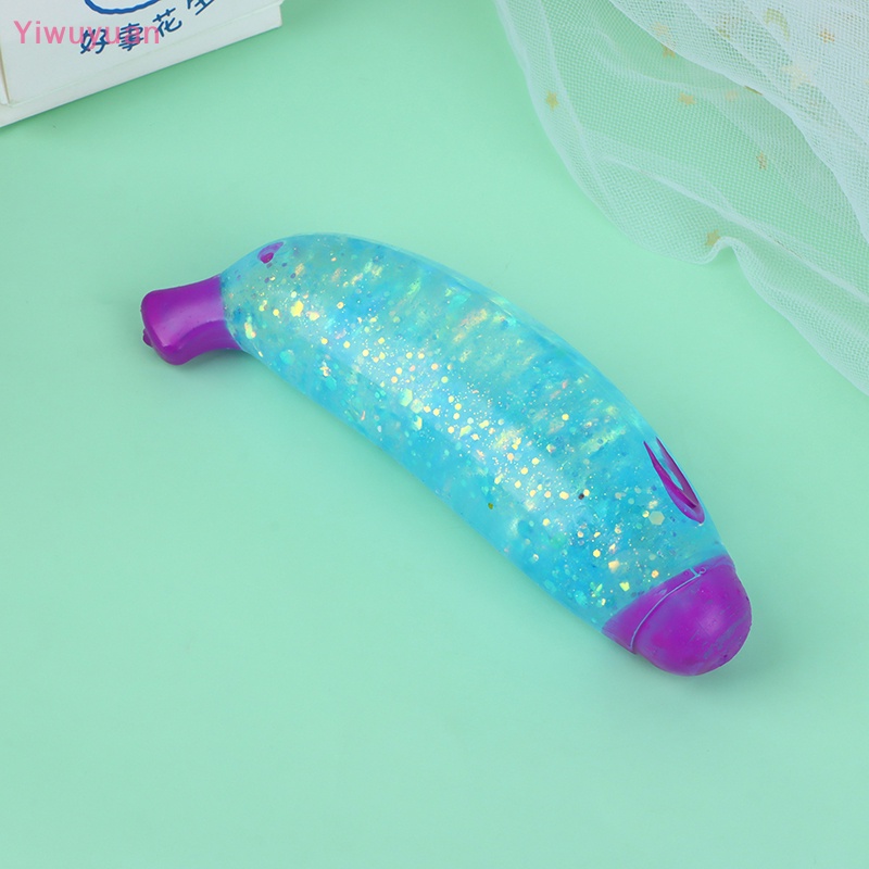 (MớI) Đồ Chơi BóP Squishy HìNh Quả ChuốI GiúP GiảM Stress