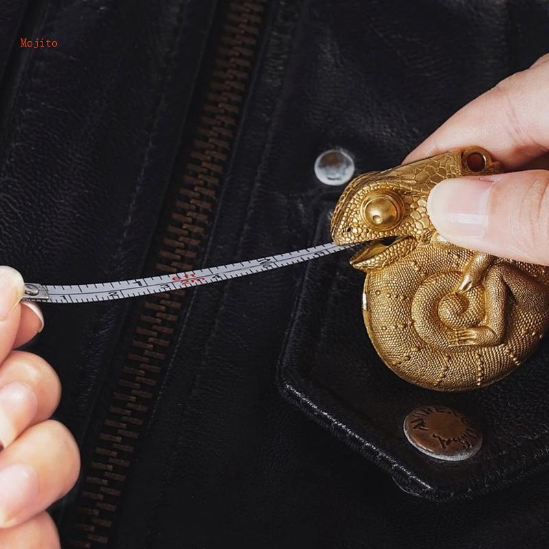 Thước Dây Bằng Kim Loại Có Móc Khóa Tiện Dụng Cho May Vá Artisan