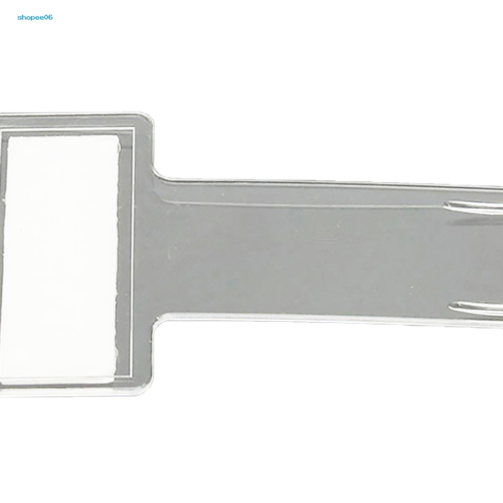 Giá Đỡ Kẹp Vé Bằng Nhựa Trong Suốt Siêu Bền Tiện Dụng Cho Văn Phòng / Ký Túc Xá