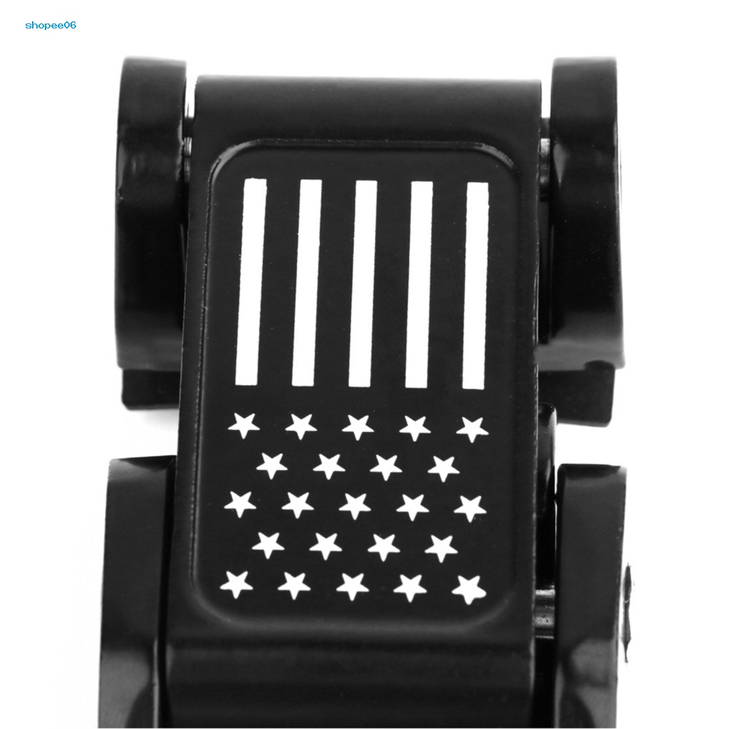 1 Cặp Chốt Khóa Nắp Ca Pô Bằng Hợp Kim Nhôm Cho Jeep Wrangler JK JL 07-21