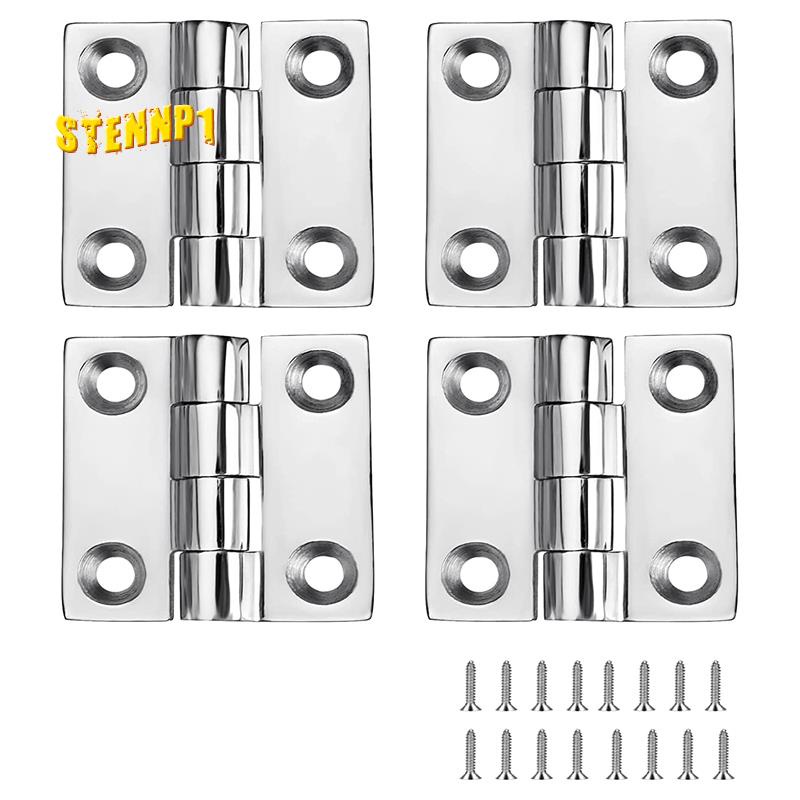 Set 4 Bản Lề Bằng Thép Không Gỉ 2 Inch X 2 Inches (50Mm X 50 Mm)