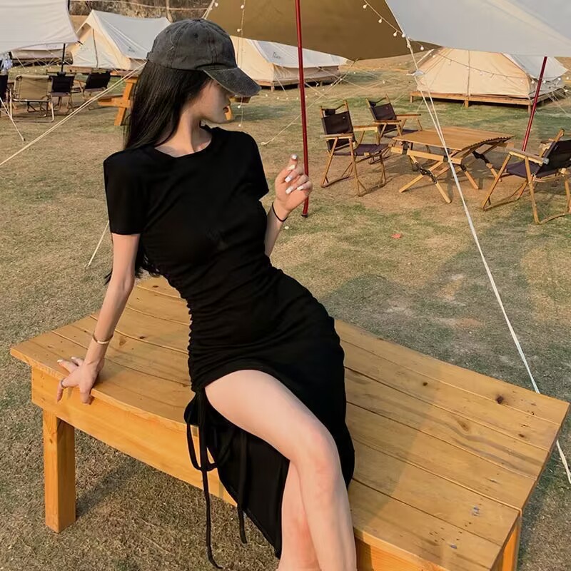Chic váy nữ váy đi biển Đầm Body Cho thời trang hàng cao cấp tính cách 2023 NEW 072474