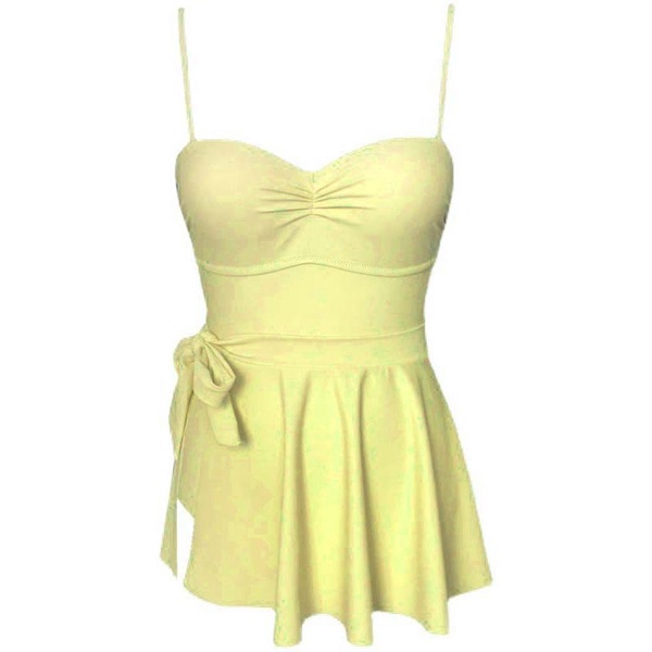 Bộ Đồ Bơi Một Mảnh Màu Trơn Phong Cách Hàn Quốc Gợi Cảm Cho Nữ