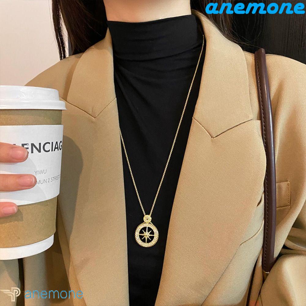 ANEMONE Vòng Cổ Choker Mặt Ngôi Sao Ngọt Ngào Thanh Lịch Phong Cách Hàn Quốc Cho Nữ