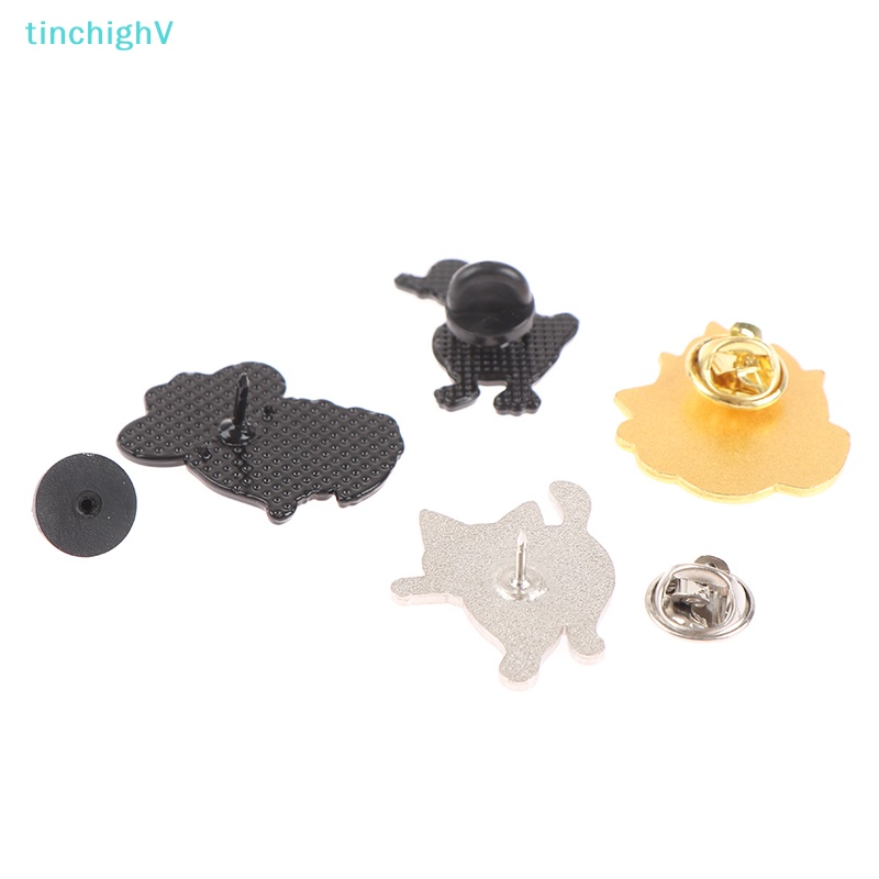 [TinchighV] Bộ 4 Ghim Cài Áo Khoác Ba Lô Tráng Men Dễ Thương [Mới]