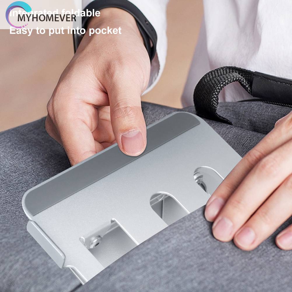 Giá Đỡ Máy Tính Bảng Để Bàn Thiết Kế Đục Lỗ Có Thể Gấp Gọn Tiện