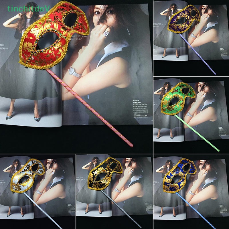 [TinchitdeV] Mặt Nạ Hóa Trang Tiệc Cưới / Tiệc Venetian Cầm Tay [Mới]