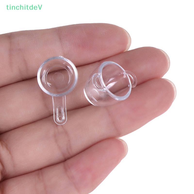 Set 17 Dụng Cụ Bàn Ăn Trong Suốt DIY Cho Nhà Búp Bê 1: 12