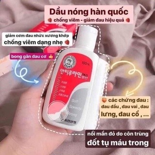 Dầu nóng Hàn Quốc Antiphlamine (100ml)