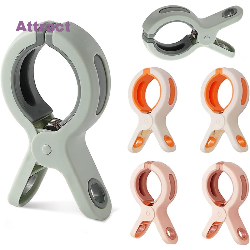 Bộ 6 Kẹp Lớn Phơi Khăn Tắm / Thảm Đi Biển Chống Gió Tiện Dụng