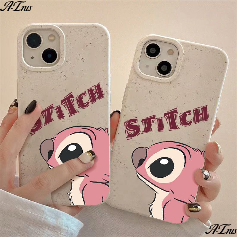 Ốp Điện Thoại Dẻo Họa Tiết Hoạt Hình Stitch Dễ Thương Chống Sốc Cho Apple 13 11 7 plus 8max14pro iPhone12 JDZ4