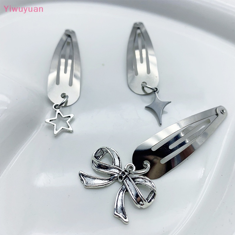 Kẹp Tóc Kim Loại Y2K Thời Trang Vintage Cho Nữ