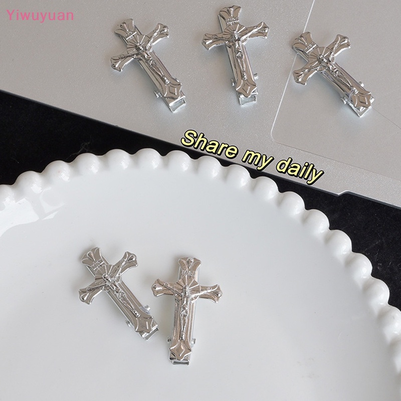 Bộ 2 Kẹp Tóc Kim Loại Thời Trang Vintage Y2K