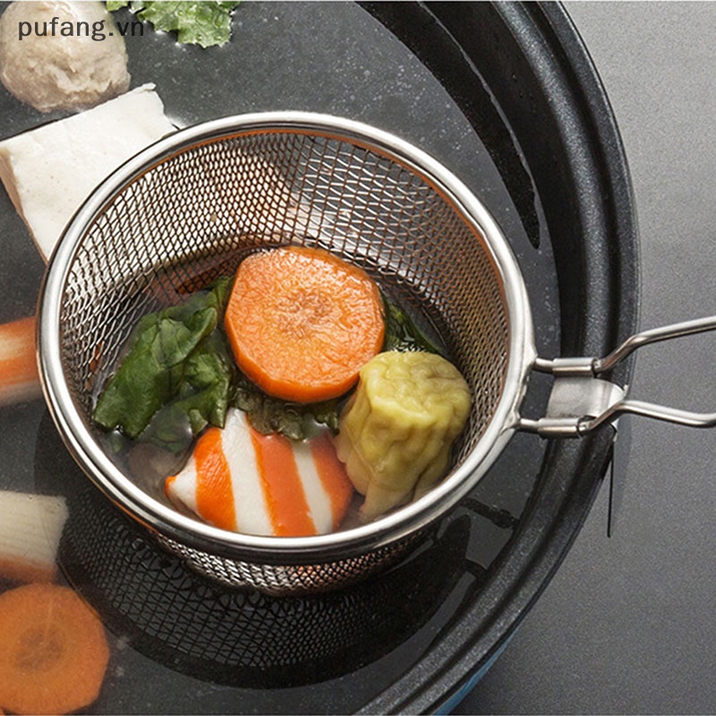 Rổ Lưới Lọc Mì Bằng Thép Không Gỉ Tiện Dụng