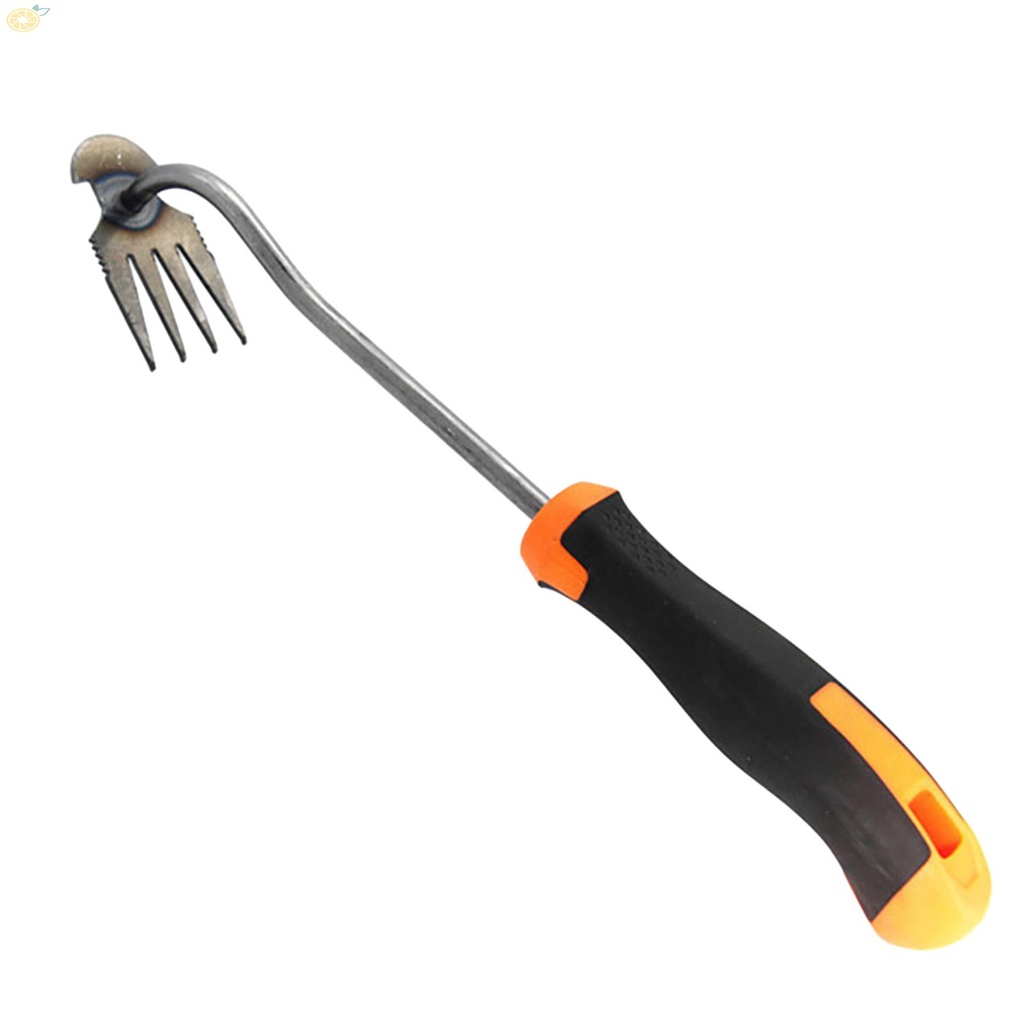 【VARSTR】Weeding Tool 4-Tine Dual-Purpose Foot-operated Iron+ABS Precise Weeding