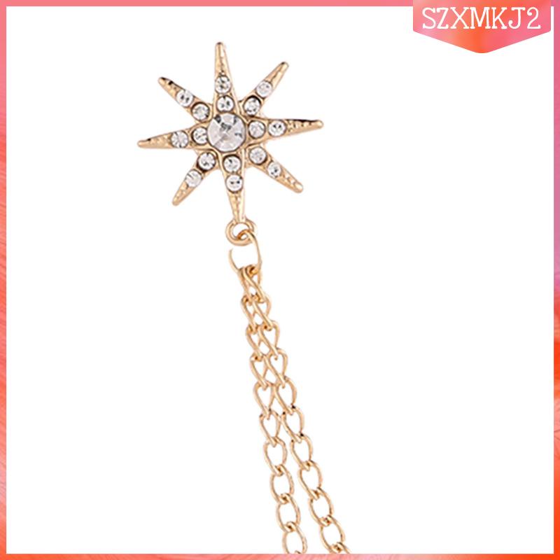 Trâm Cài Áo Hình Bông Tuyết Phong Cách Retro Cho Nam