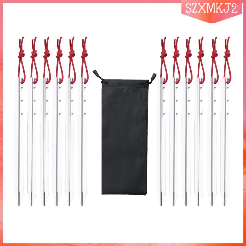 Cọc Giăng Lều Trại Kèm Túi Đựng Tiện Lợi