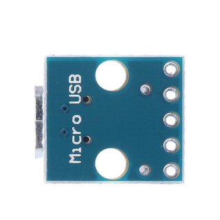 Mạch Ra Chân (hàn) Cổng Micro USB (MCU-Micro USB to DIP 5Pin) - 3 cái