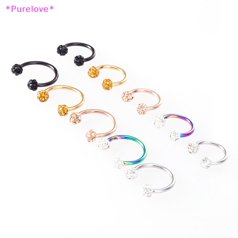 Purelove > Khuyên Mũi Shambhala Đính Đá Lấp Lánh Thời Trang Mới