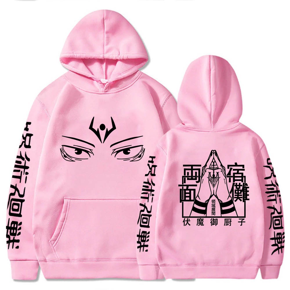 Áo Hoodie Tay Dài In Hình Anime Jujutsu Kaisen RyoWomen Sukuna Eyes 2023 Mới