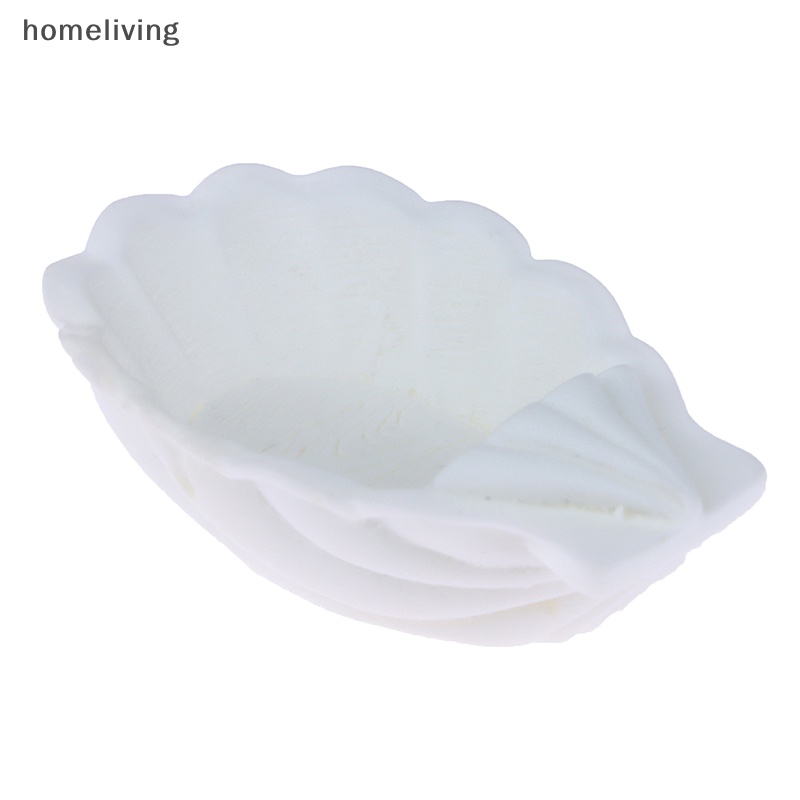 Bộ 2 Tượng Vỏ Sò Mini Bằng Nhựa Resin Trang Trí Tiểu Cảnh / Nhà Búp Bê