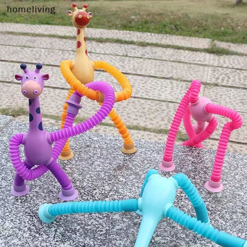 Đồ Chơi Ống Hút Hình Hươu Cao Cổ Giúp Giảm Căng Thẳng