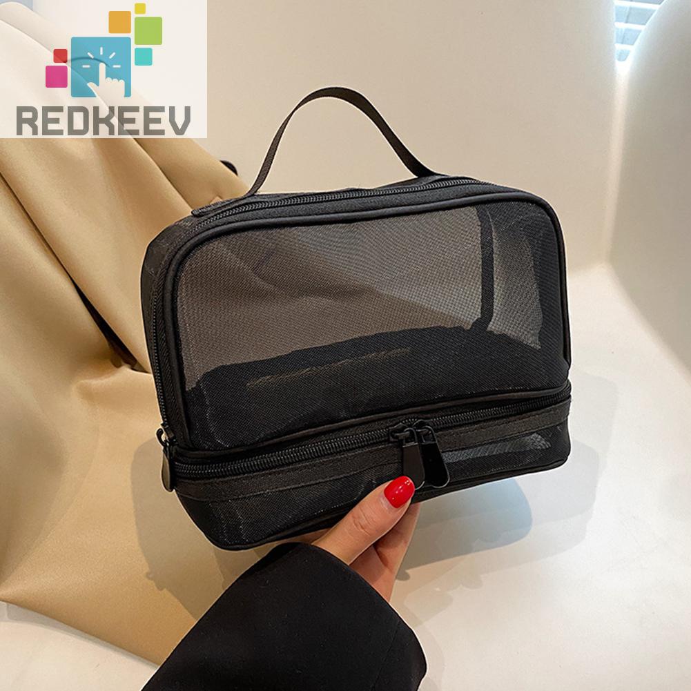 Túi Lưới Nylon Đựng Mỹ Phẩm Tiết Kiệm Không Gian Tiện Dụng Cho Gia Đình / Văn Phòng