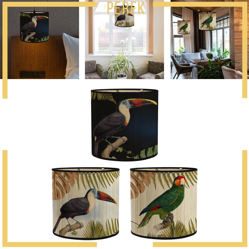 Vỏ Bọc Bóng Đèn Bằng Mây Đan In Họa Tiết Độc Đáo Trang Trí Phòng Khách