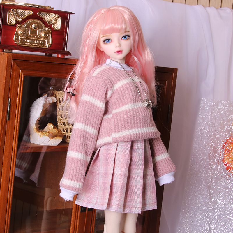 Đồng Phục Học Sinh 60cm Ye Luoli 3 Điểm Dành Cho Búp Bê Barbie jk