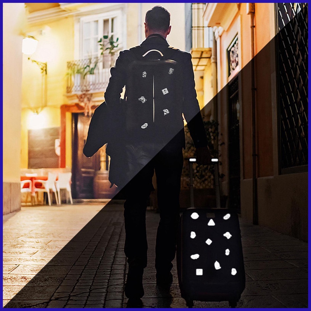 Set 35 Miếng Dán Phản Quang Chống Thấm Nước Họa Tiết Graffiti Trang Trí Khung Xe Đạp