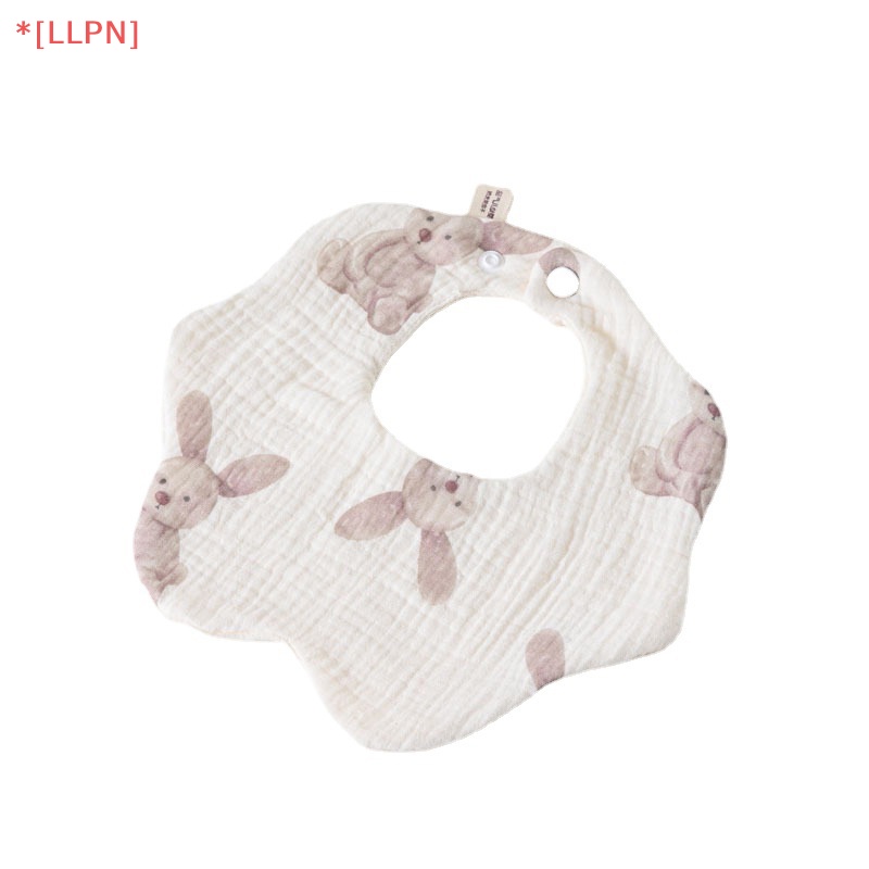 Yếm Ăn Sáu Lớp Bằng Cotton Có Thể Xoay 360 Độ Tiện Dụng Cho Bé