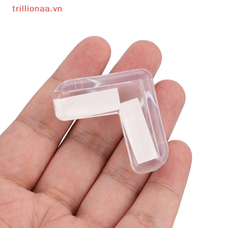 Bộ 4 Miếng Bọc Góc Cạnh Bàn Bằng Silicon Chống Va Chạm Bảo Vệ An Toàn Cho Bé