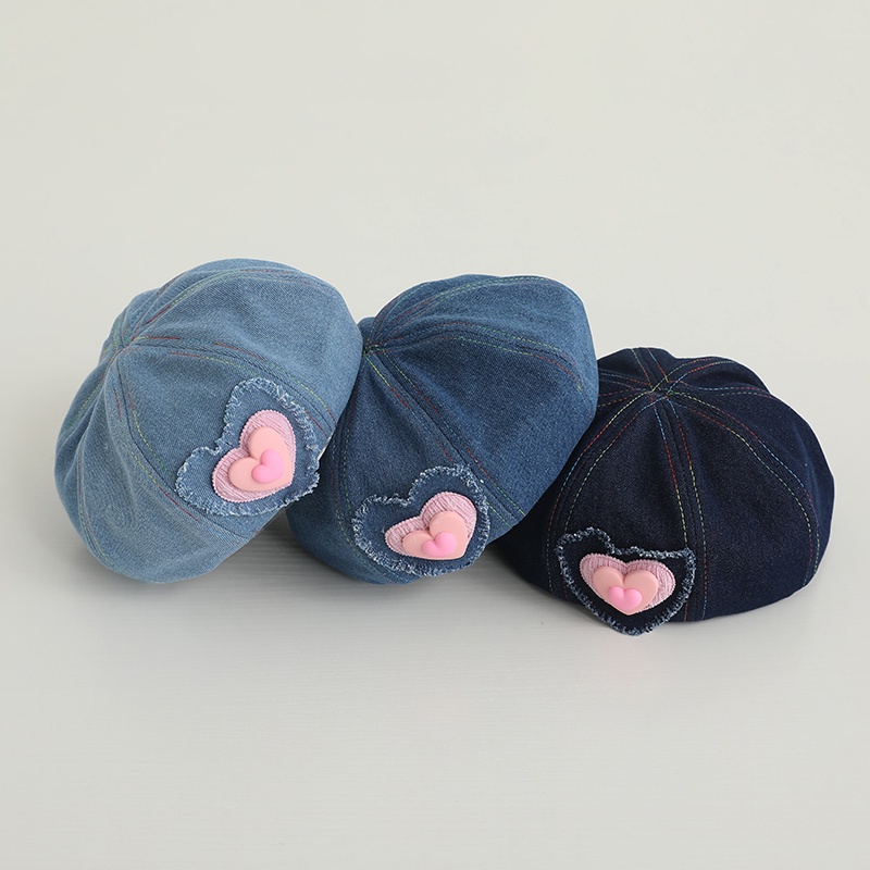 Nón Beret Hình Bát Giác Thời Trang Hàn Quốc Cho Bé Gái