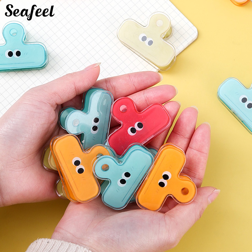 Set 2 Kẹp Tài Liệu Mạnh Mẽ Tiết Kiệm Không Gian Hoạt Hình Cho Văn Phòng