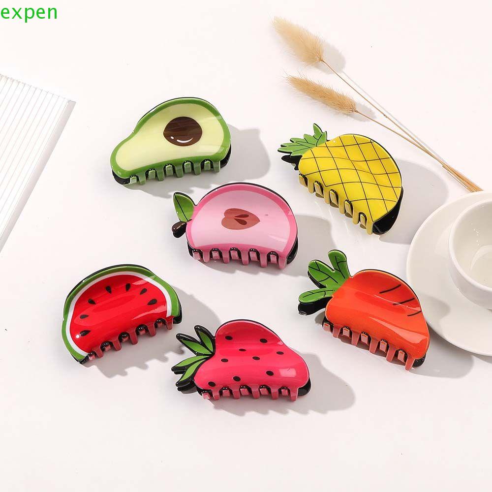 EXPEN Kẹp Tóc Hình Trái Cây Xinh Xắn Cho Nữ